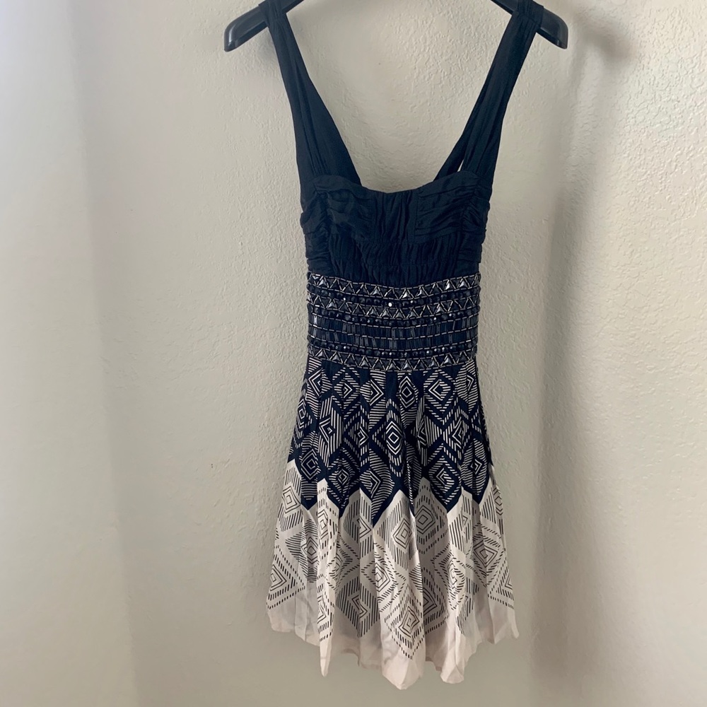 Semi Formal Bebe Dress with Beading